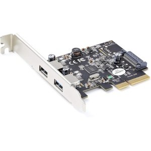 StarTech.com 2-Port USB PCIe Card with 10Gbps/port - USB 3.2 Gen 2 Type-A PCI Express 3.0 x2 Host Controller Expansion Card - Add-On Adapter Card - Full/Low Profile - Windows & Linux (PEXUSB312A3)
